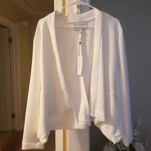 NWT Carolina Belle Montreal White Jacket Blazer